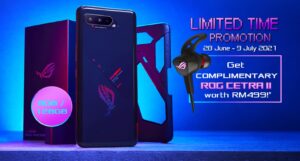 Buy an ROG Phone 5 and get a free pair of Cetra II headphones worth RM499 7
