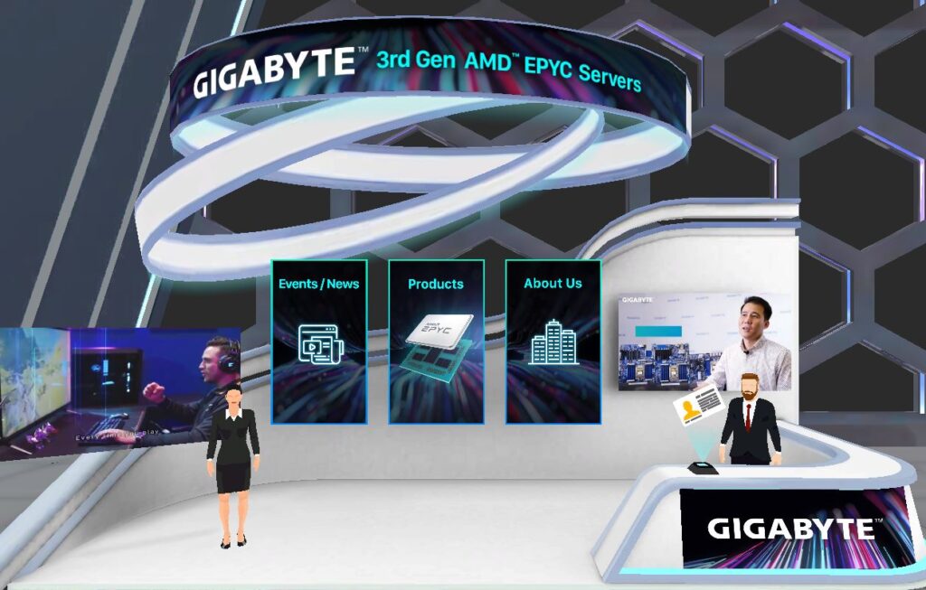 Gigabyte Pavilion at Computex Virtual 2021 enterprise