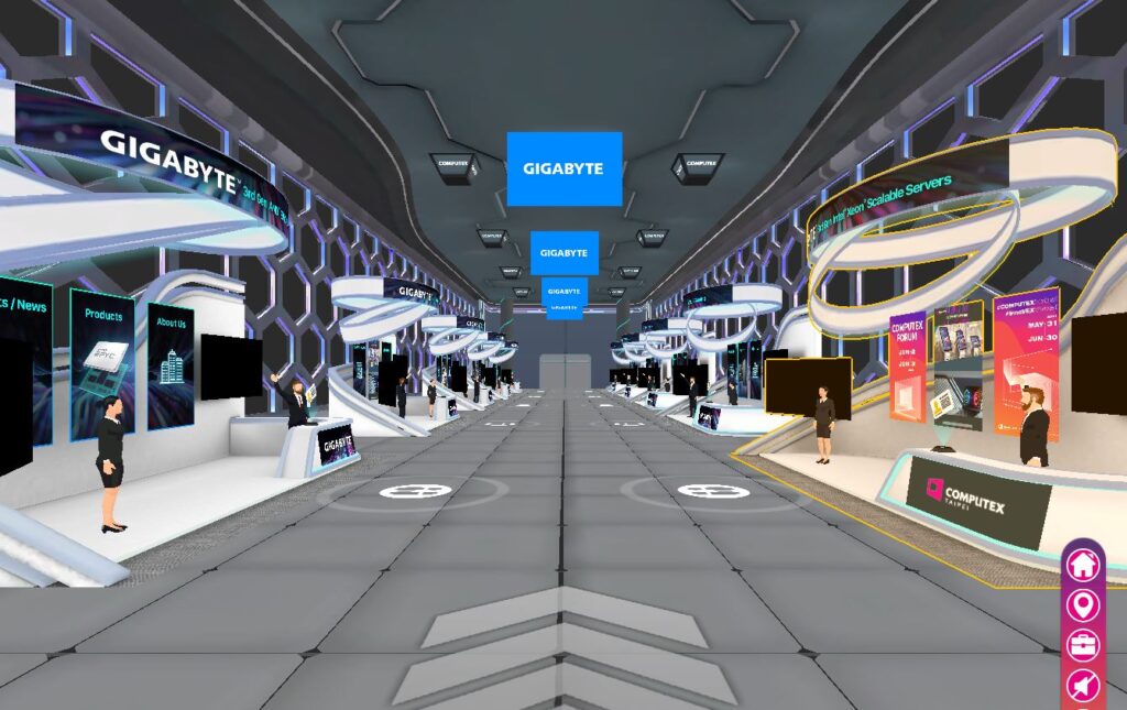 Gigabyte Pavilion at Computex Virtual 2021 