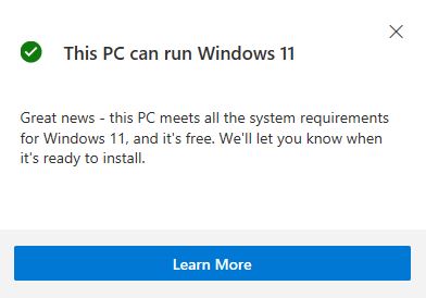 Windows 11 you can run