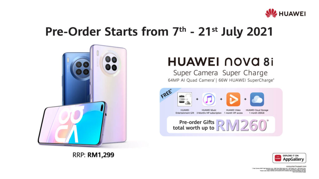 HUAWEI APAC Summer Launch nova 8i price