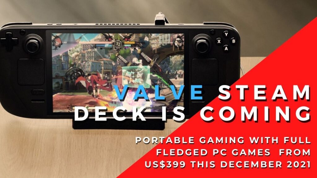 Valve Steam Deck price from an awesome US$399 and coming this December 2