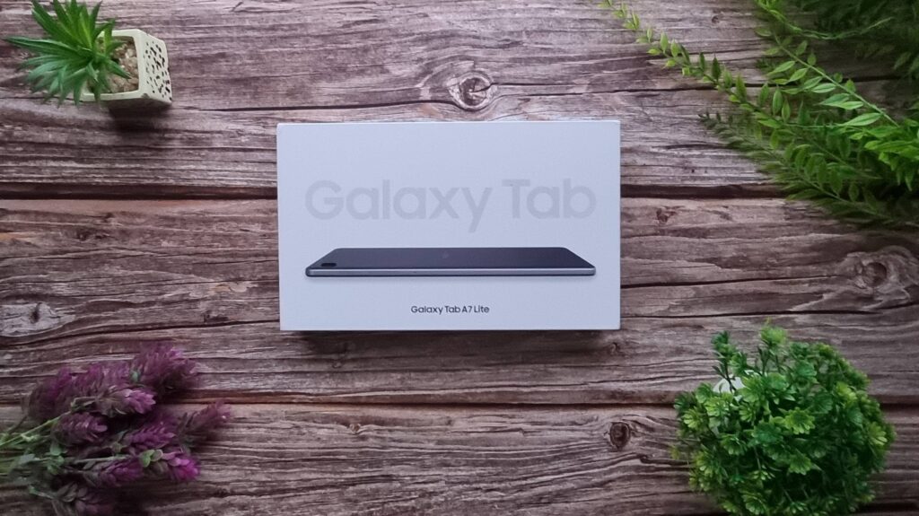 Samsung Galaxy Tab A7 Lite Unboxing box unopened