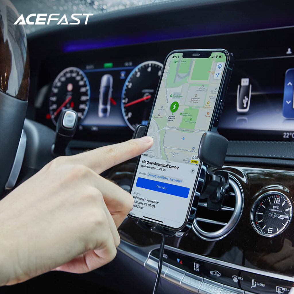 ACEFAST 15W Qi Fast Charger car vent mount
