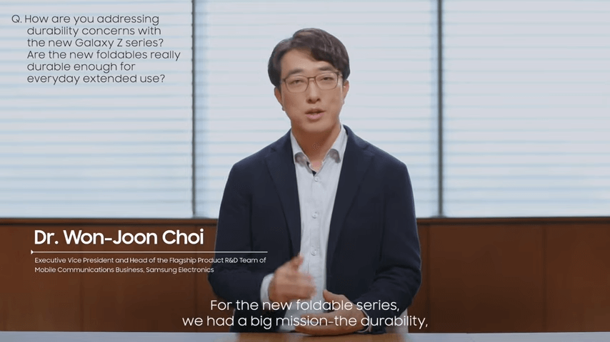 Dr. Won-Joon Choi, Executive Vice President and Head of the Flagship Product R&D Team, Mobile Communications Business