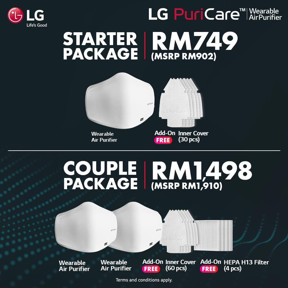 LG PuriCare wearable air purifier preorder