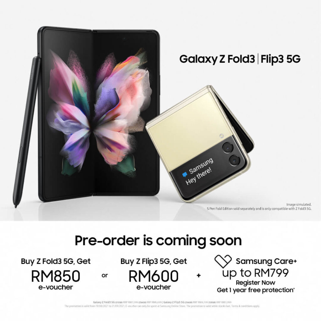 Samsung Galaxy Z Fold 3 price in Malaysia 