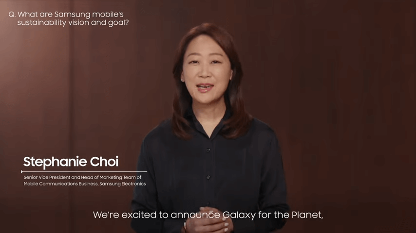 Stephanie Choi, Senior Vice President and Head of Marketing Team, Mobile Communications Business
