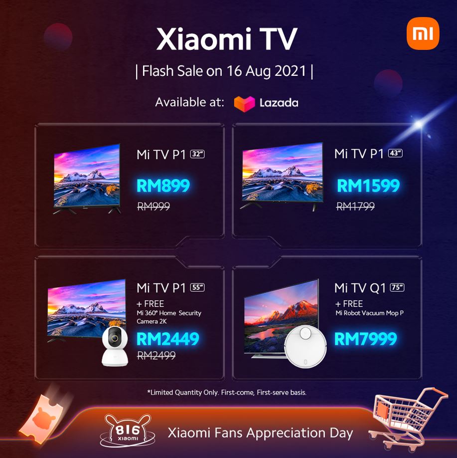 Xiaomi Lazmall Super Brand Day tvs