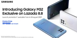 Samsung Galaxy M32 with a quad camera is a Lazada exclusive priced at a special RM888 5