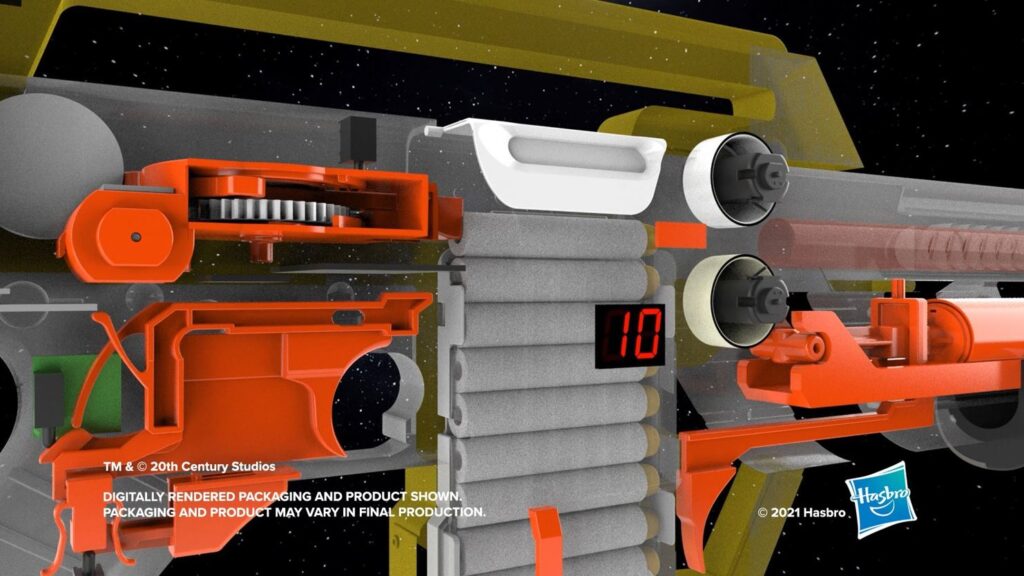 Nerf LMTD Aliens M41-A Blaster internal
