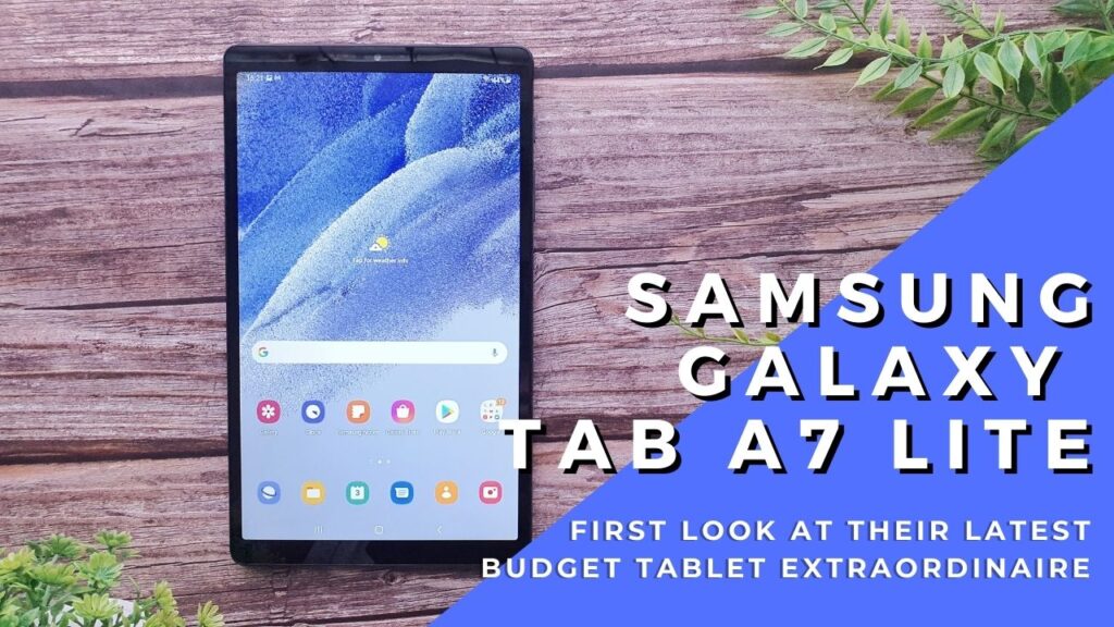 Samsung Galaxy Tab A7 Lite Unboxing and First Look 2