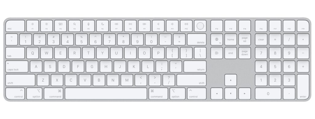 Apple Magic Keyboard with Touch ID and numeric keypad image