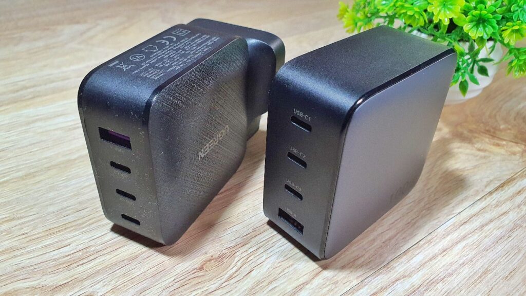 UGREEN 100W GaN Fast Charger Review vs old charger