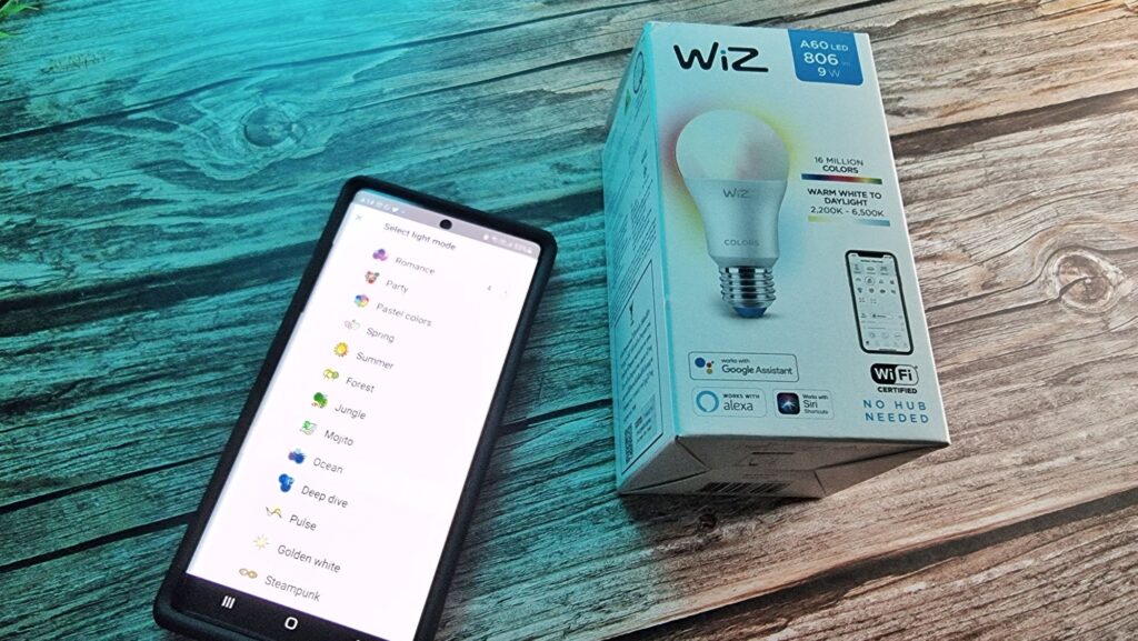Philips WiZ LED A60 Review setup