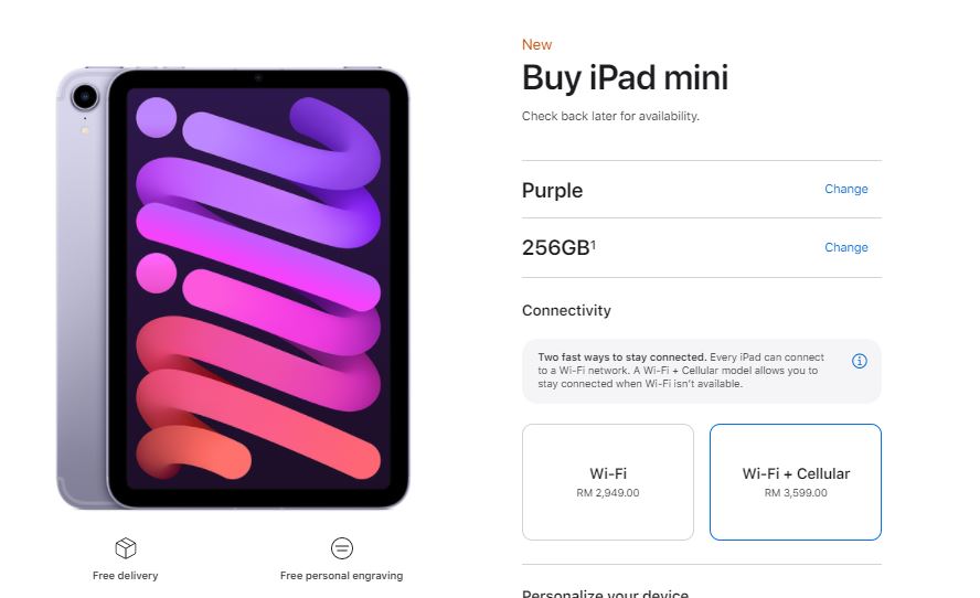 apple ipad mini prices in malaysia