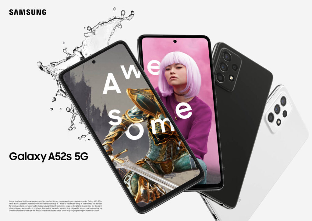 Galaxy A52s 5G front