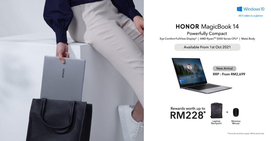 HONOR MagicBook 14 Malaysia AMD (1) promo