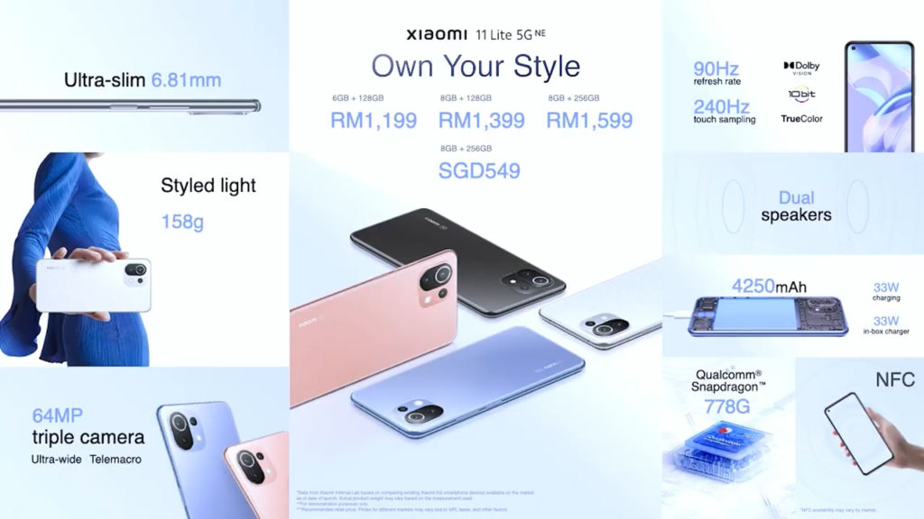 Xiaomi 11T series, Pad 5 tablet and 11 Lite 5G NE launched in Malaysia 1