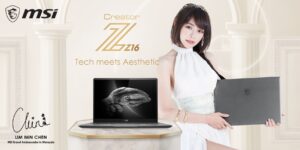 Top actress and songstress Min Chen is now Malaysian Brand Ambassador for MSI 10