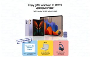 Samsung Stay Strong Malaysia campaign free Gift 1 fully redeemed; Gifts 2 and 3 still available 6