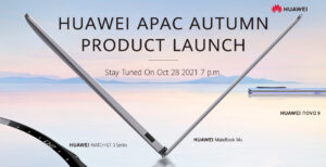 HUAWEI APAC Autumn Product Launch to unveil the new MateBook 14s, nova 9 and Watch GT 3 this 28th October 3