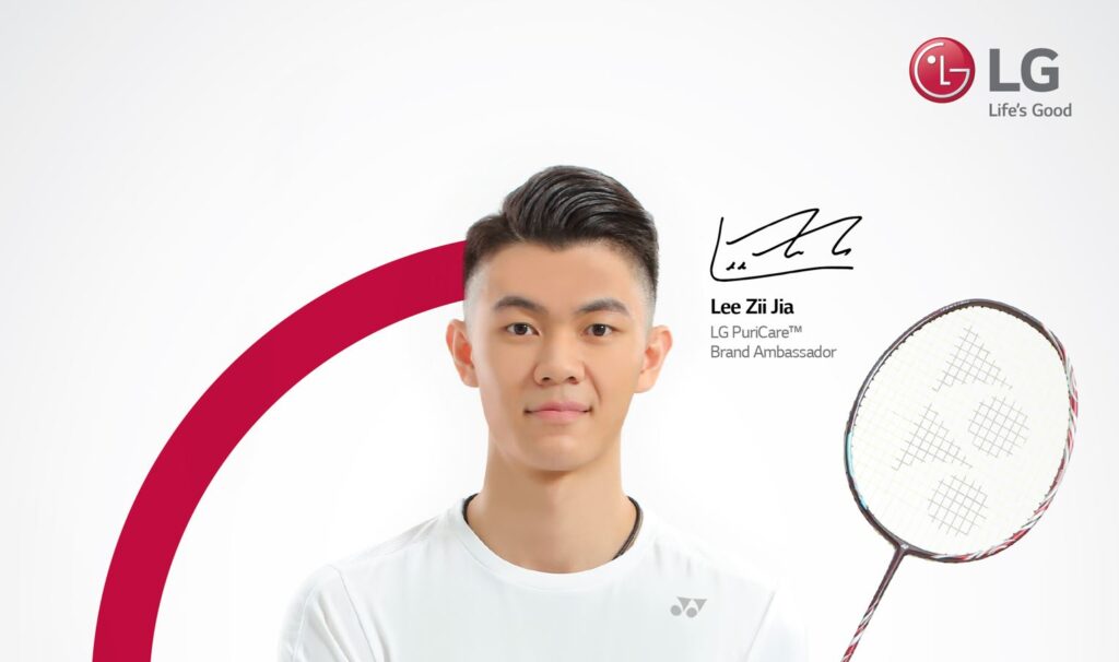 Top Malaysia sportsman Lee Zii Jia appointed as LG Puricare brand ambassador 2