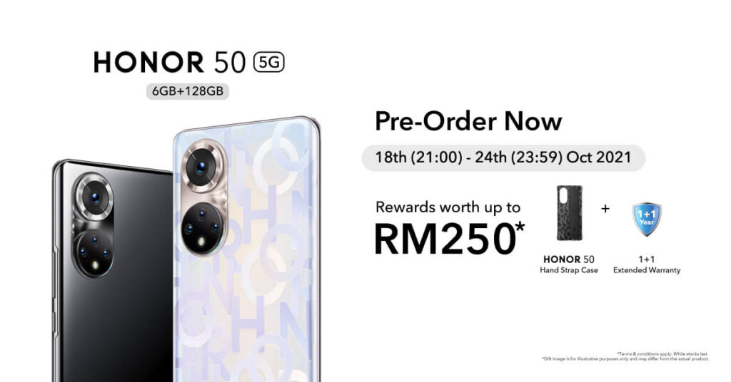 Honor 50 Malaysia preorders now live from RM1,699 with generous RM550 in gifts 3