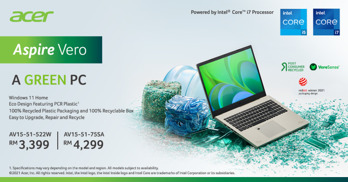Acer Aspire Vero Malaysia price