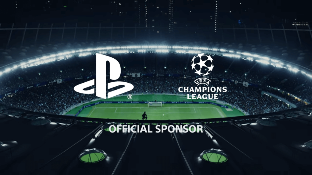 Playstation x UEFA Champions League logo
