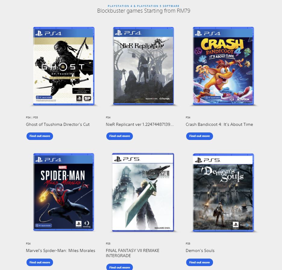 Sony PlayStation Black Friday Deals games special