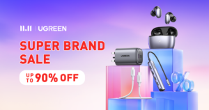 UGREEN Malaysia 11.11 Super brand sale will offer up to 90% off on Lazada and Shopee 7