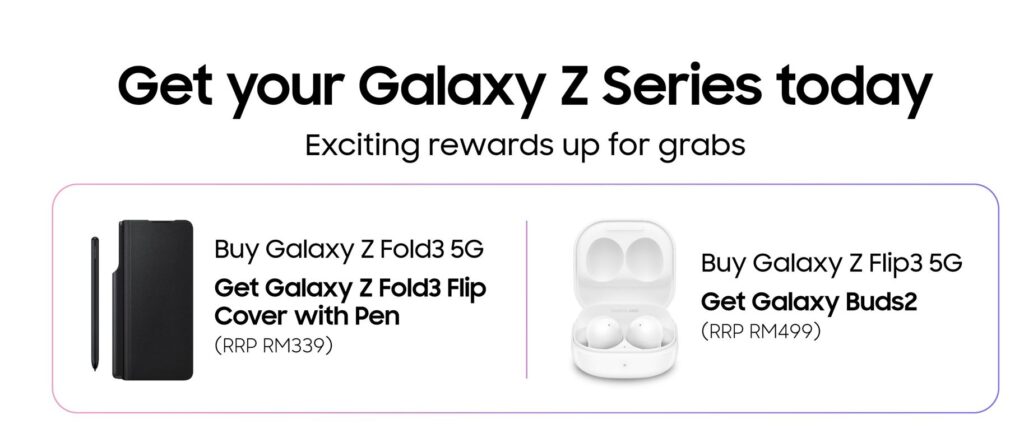 Samsung Galaxy Z series free gifts