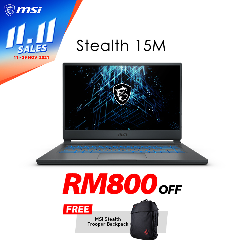 MSI 11.11 Sales stealth 15m