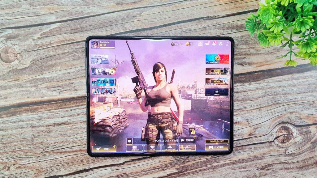 Samsung Galaxy Z Fold3 5G is an amazing phone for gaming CODM