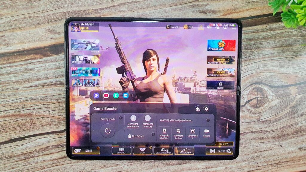 Samsung Galaxy Z Fold3 5G is an amazing phone for gaming - samsung game launcher