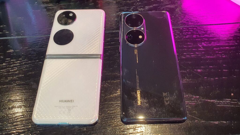 P50 Pocket and P50 Pro side by side