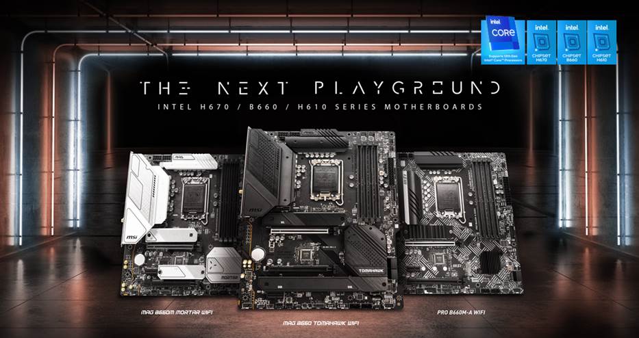 MSI B660, H670 and H610 motherboards