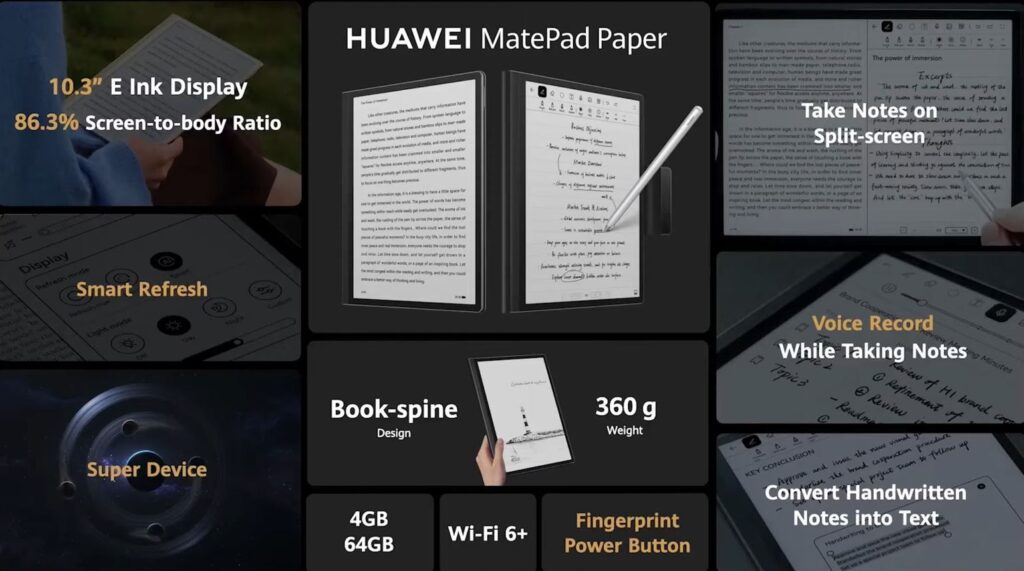 Huawei MatePad Paper launch specs