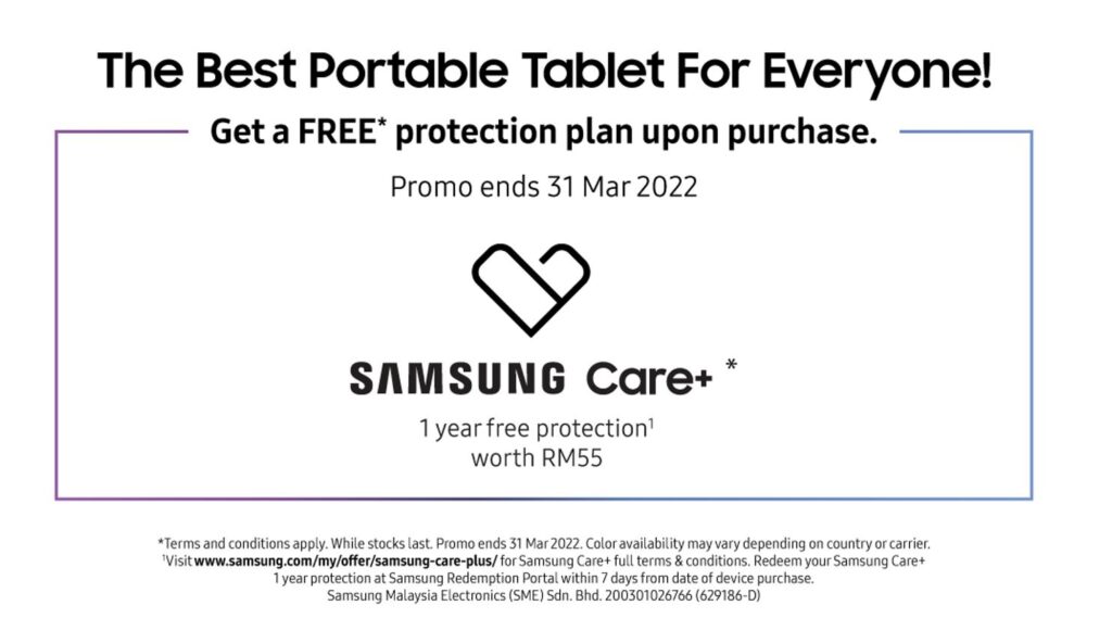 Samsung Galaxy Tab A7 Lite promotion 
