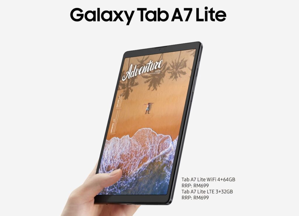Samsung Galaxy Tab A7 Lite promotion