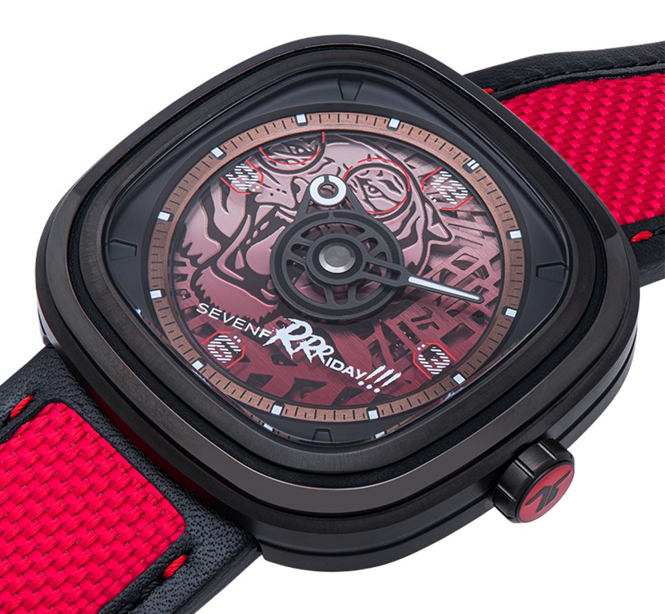  SevenFriday T3/04 and T3/05 Tiger Edition red