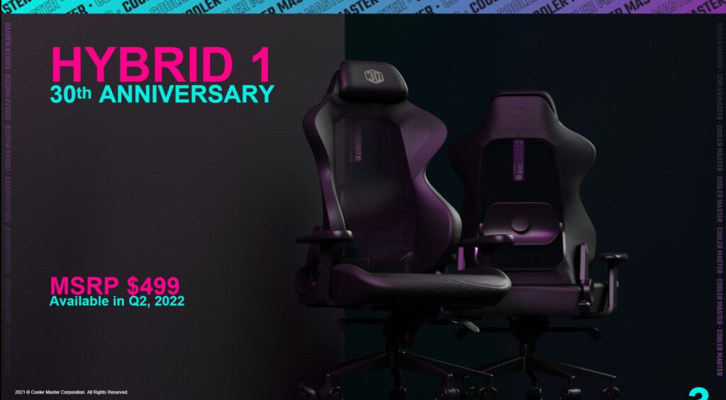 cooler master 2022 Hybrid 1 chair
