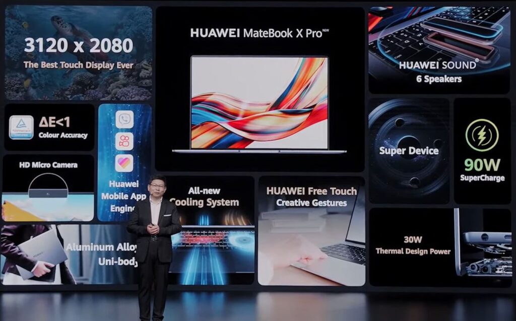 Huawei Matebook x pro specs
