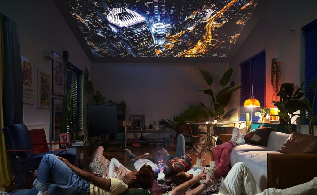 samsung the freestyle ceiling