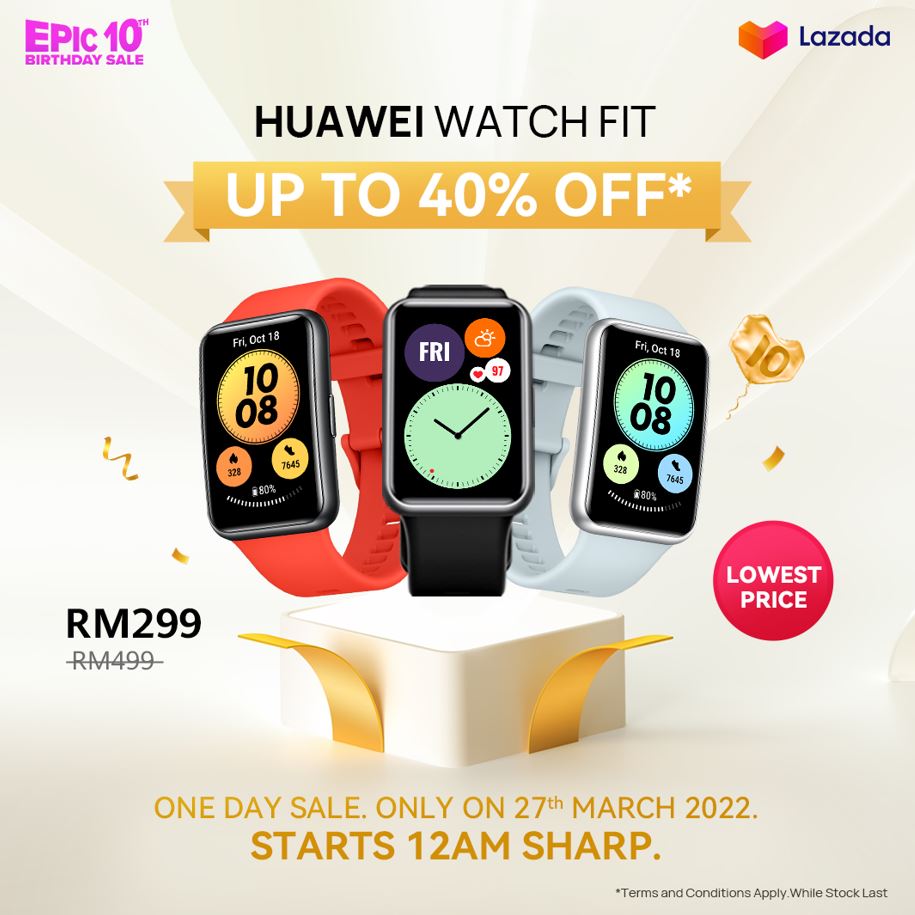 Huawei Lazada Birthday Sale 2022 watch fit