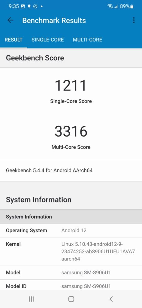 Samsung Galaxy S22 Plus Review geekbench compute