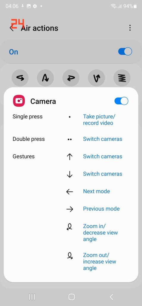 Samsung Galaxy S22 Ultra Review camera shortcut