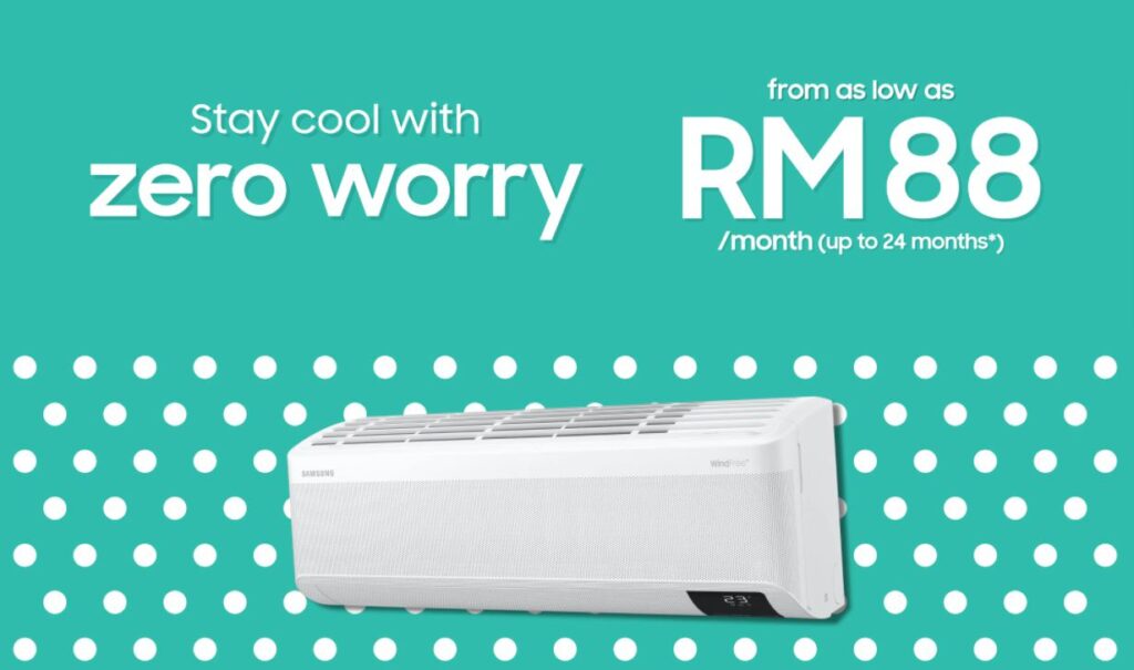 These new Samsung Air Conditioner bundle deals from RM88 per month let you beat the heat