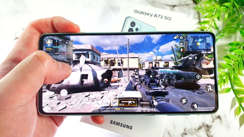 Samsung Galaxy A73 5G gaming